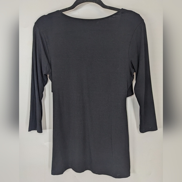 GAP Maternity Layered Look 3/4 Sleeve Top - Picture 6 of 7